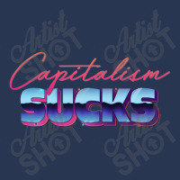 Capitalism Sucks 80s Styled Design Men Denim Jacket | Artistshot