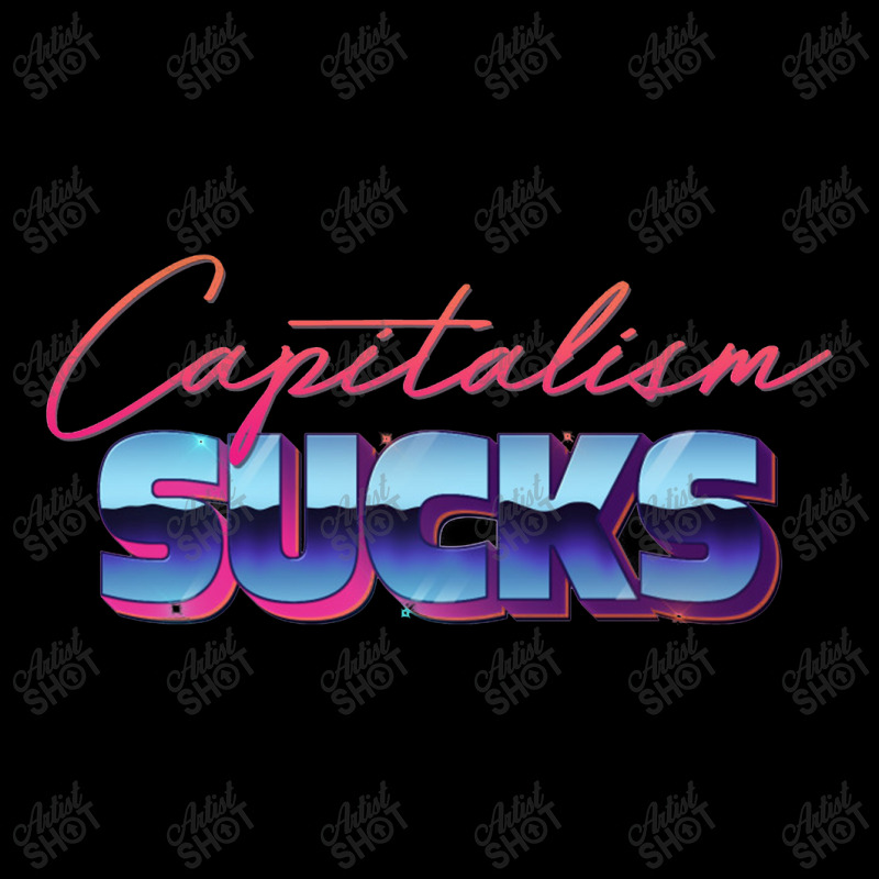 Capitalism Sucks 80s Styled Design Fleece Short | Artistshot