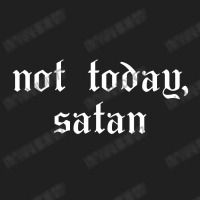 Not Today Satan Ladies Polo Shirt | Artistshot