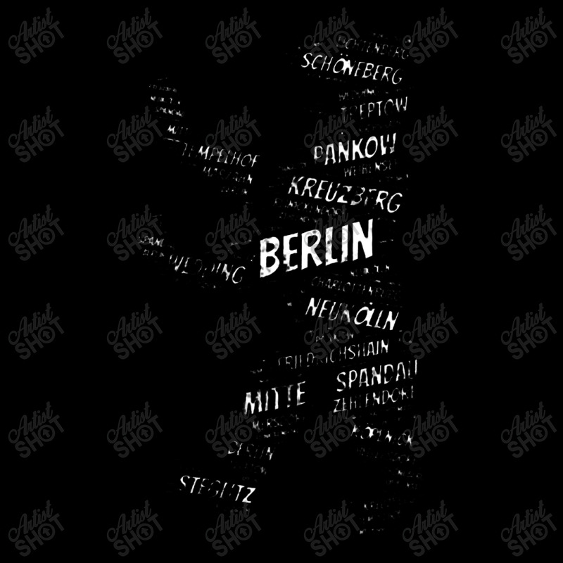 Berlin Bear Coat Of Arms Wordart City Districts Legging by komporgass | Artistshot