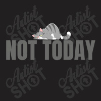 Nope Not Today Funny Lazy Cat Kitten Lover T-shirt | Artistshot