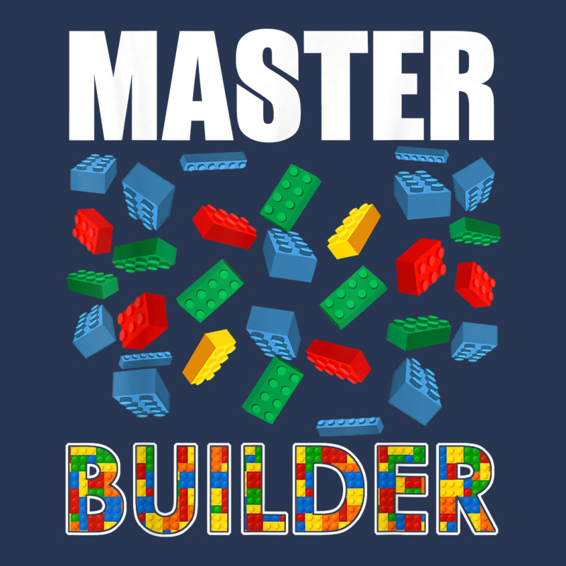 Boys Master Builder Funny Brick Building Blocks Toddler Men T Shirt Ladies Denim Jacket by tandonwelters | Artistshot