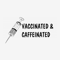 Vaccinated & Caffeinated Tote Bags | Artistshot