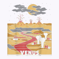 Vintage Retro Venus National Park   Visit Venus Linear Art Tank Top | Artistshot