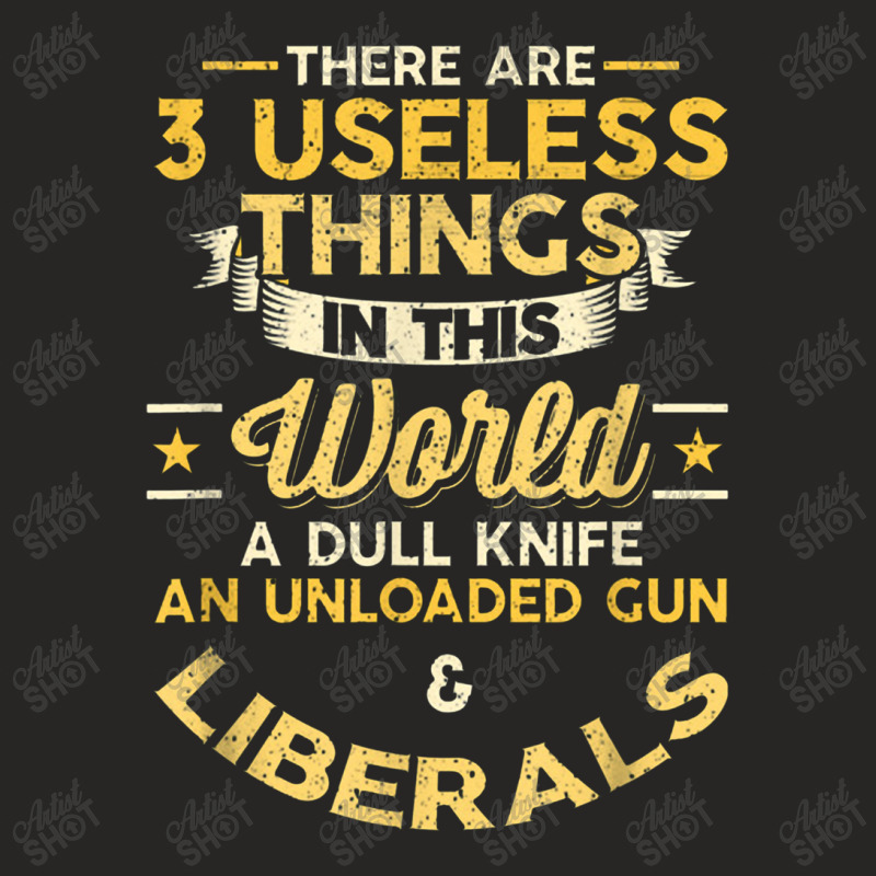 Funny Political Liberals Ladies Fitted T-Shirt by musuhdalan | Artistshot