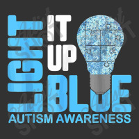 Light It Up Blue Autism Awareness Puzzle Piece Ribbon Baby Bodysuit | Artistshot