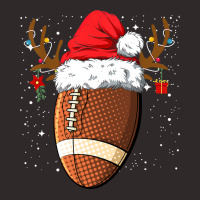 Football Funny Football Reindeer Santa Hat Christmas Holiday 89 Racerback Tank | Artistshot