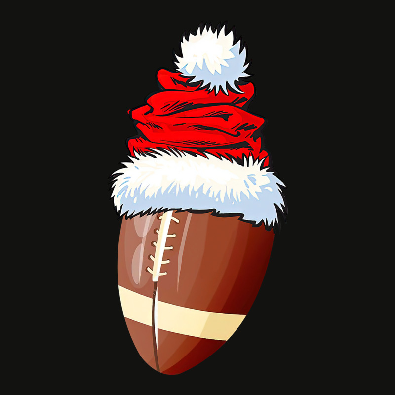 Football Football Ball Santa Hat Christmas Funny Sport Xmas Boys Men 3 Scorecard Crop Tee by hopelessoon | Artistshot