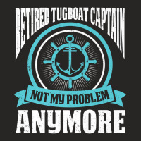 Seaman Sailor Naval Retired Tugboat Captain Premium T Shirt Ladies Fitted T-shirt | Artistshot