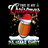 American Football This Is My Christmas Pajama Football Christmas Light Maternity Scoop Neck T-shirt | Artistshot