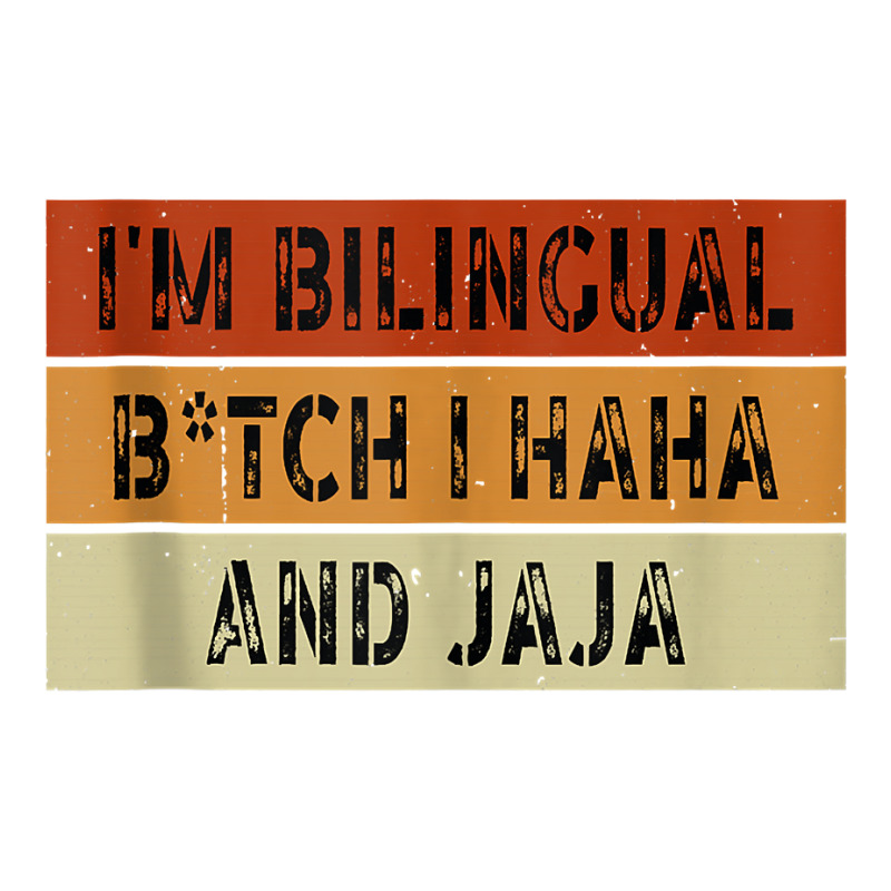 I'm Bilingual Girl I Haha And Jaja Funny Sarcastic Apparel Tank Top Youth Sweatshirt by johnjosephmenk | Artistshot