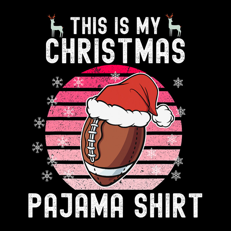 Football This Is My Christmas Pajama Football Xmas Pjs Sports 96 Fleece Short by hopelessoon | Artistshot