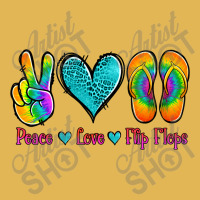 Peace Love Flips Flops Vintage Hoodie And Short Set | Artistshot