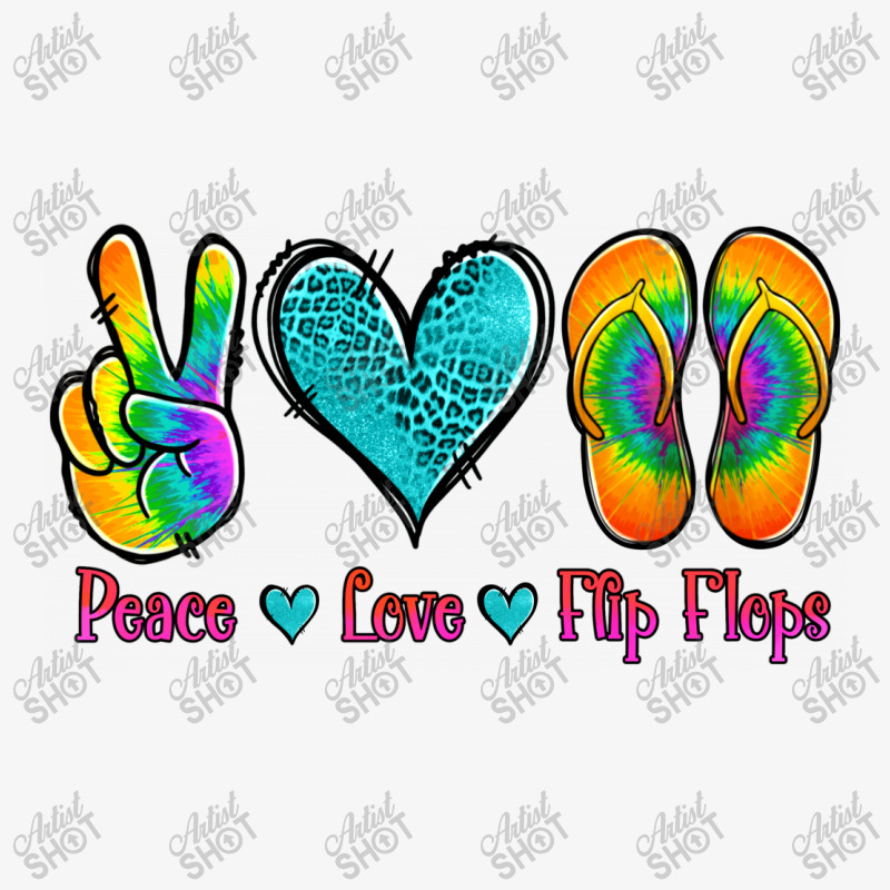 Peace Love Flips Flops Champion Hoodie | Artistshot