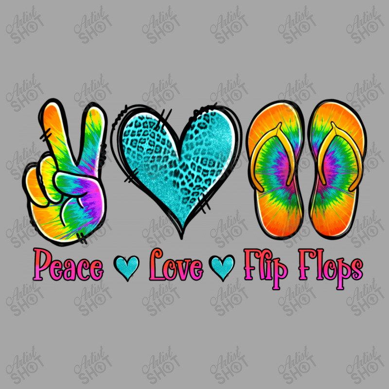 Peace Love Flips Flops Men's Polo Shirt | Artistshot