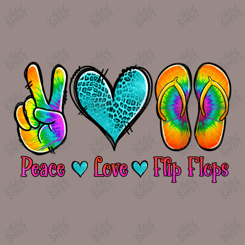 Peace Love Flips Flops Vintage T-shirt | Artistshot