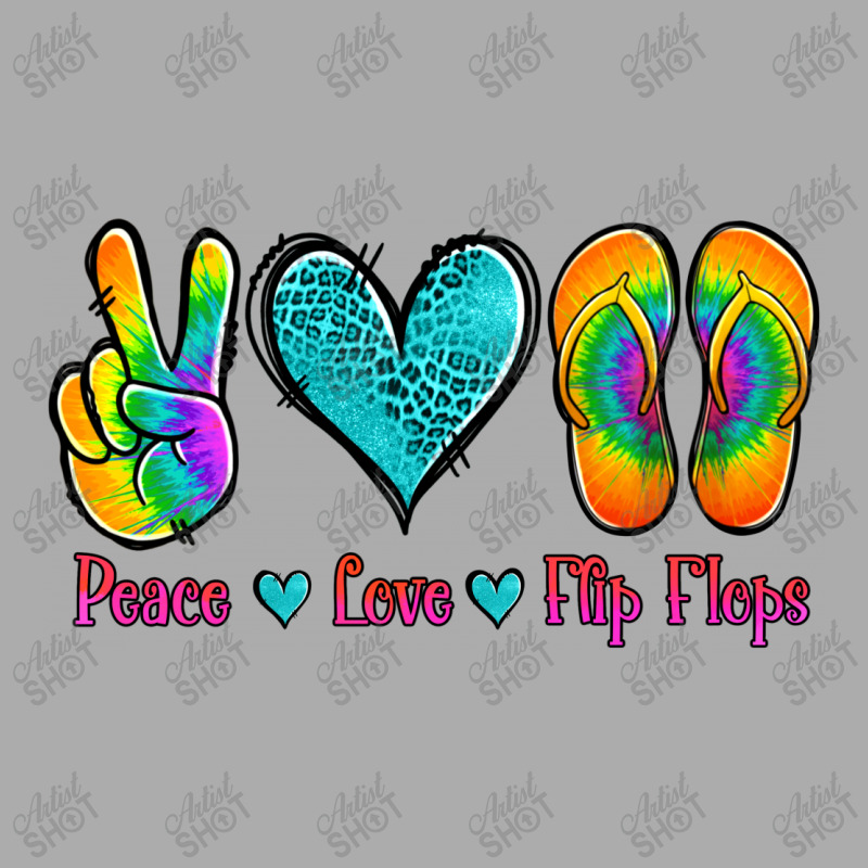 Peace Love Flips Flops Men's T-shirt Pajama Set | Artistshot