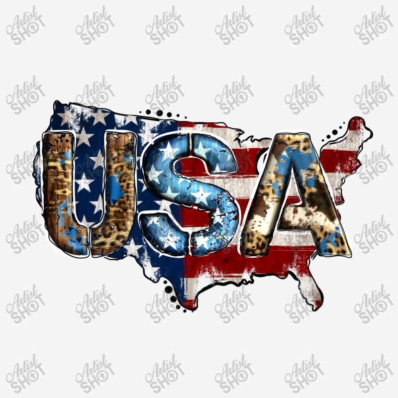 Usa American Flag Background Oval Patch | Artistshot