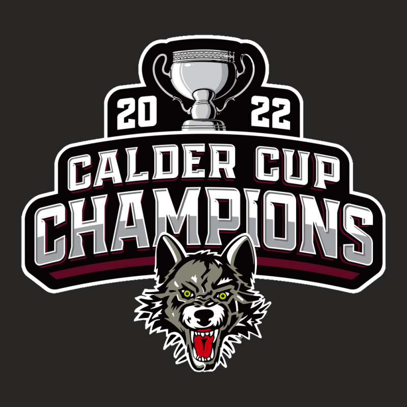 Chicago Wolves 2122 Calder Cup Champs Ladies Fitted T-Shirt by ddylanleonardo | Artistshot