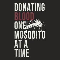 Funny Camping Mosquito Donating Blood T Shirt Ladies Fitted T-shirt | Artistshot