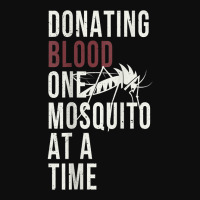 Funny Camping Mosquito Donating Blood T Shirt Crop Top | Artistshot