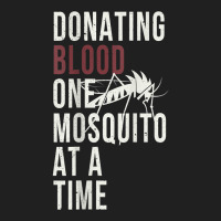 Funny Camping Mosquito Donating Blood T Shirt Ladies Polo Shirt | Artistshot