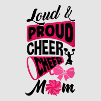 Womens Loud And Proud Cheer Cheer Mom Cheerleading Cheerleader V Neck Medium-length Apron | Artistshot