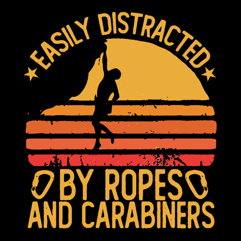 Climbing Bouldering T  Shirt Easily Distracted By Ropes Carabiners Fun Pocket T-shirt | Artistshot