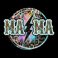 Mama Lightning Bolt Leopard Cheetah Print Western Mama T Shirt Legging | Artistshot