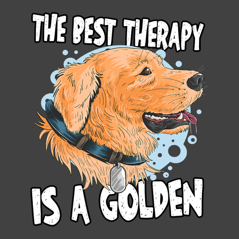 Golden Retriever Goldie Dog The Best Therapy Golden Retriever Owner Go Vintage T-Shirt by peafowl | Artistshot