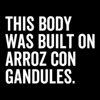 This Body Was Built On Arroz Con Gandules Funny Puerto Rico Unisex Jogger | Artistshot