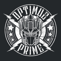 Transformers Optimus Prime Rock Badge T Shirt Crewneck Sweatshirt | Artistshot