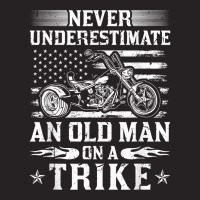 Never Underestimate An Old Man On A Trike Motorcycle T Shirt Vintage Cap | Artistshot