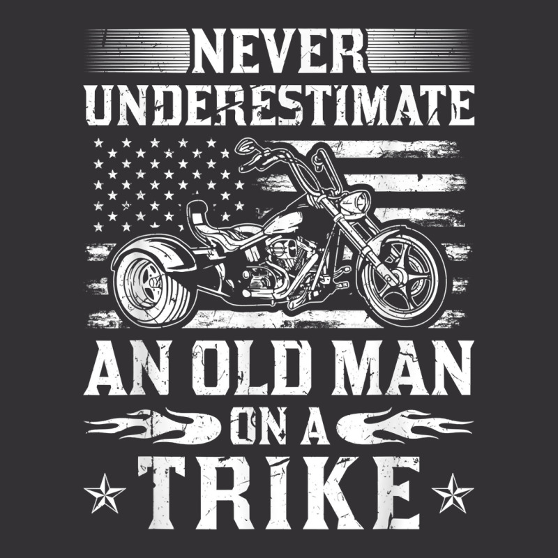 Never Underestimate An Old Man On A Trike Motorcycle T Shirt Vintage Short by corni3t6 | Artistshot