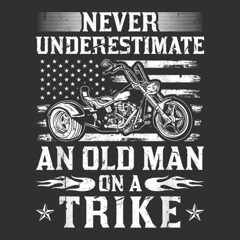 Never Underestimate An Old Man On A Trike Motorcycle T Shirt Champion Hoodie by corni3t6 | Artistshot