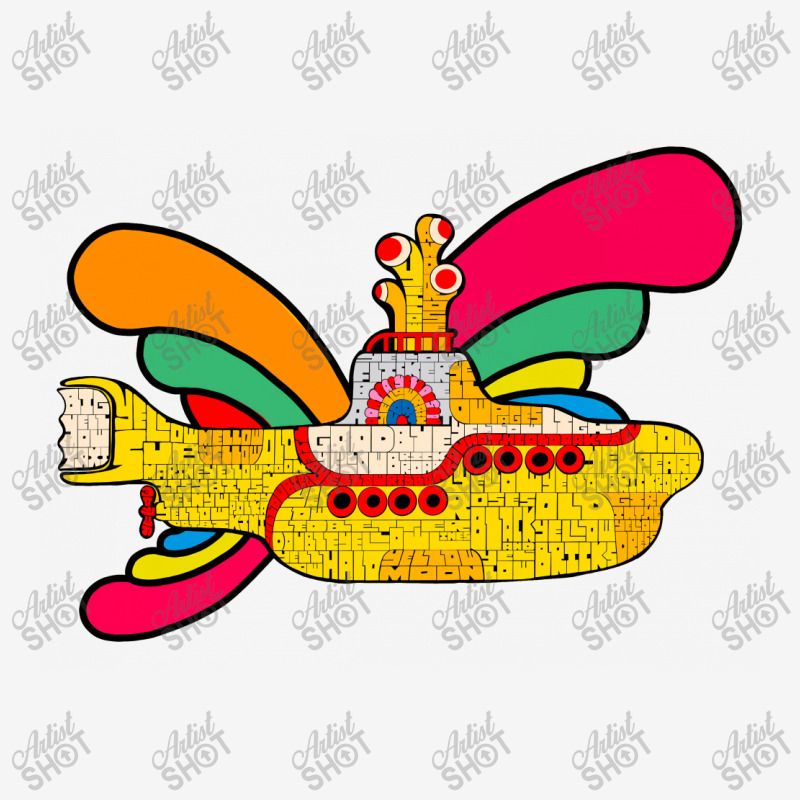 Hand Drawn Yellow Submarine Shield Patch | Artistshot