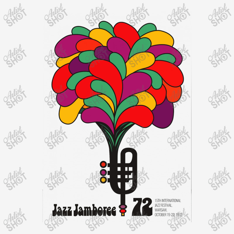 Jamboree 72 Jazz Festival Music Poster Retro Polish Art 1972 Mid Oval Patch | Artistshot