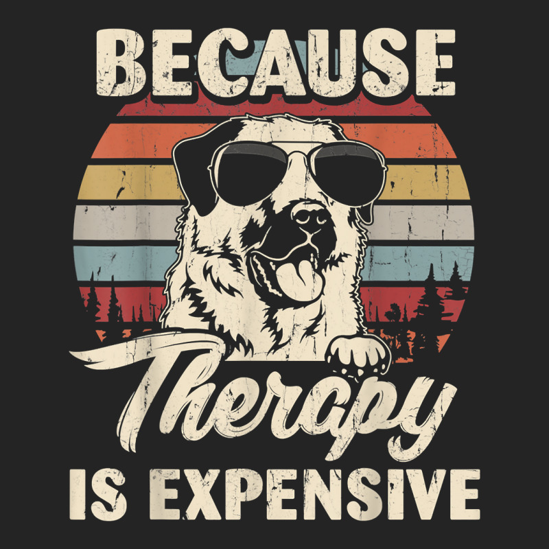 Anatolian Shepherd Dog Therapy Is Expensive Funny Retro T Shirt 3/4 Sleeve Shirt by johnjosephmenk | Artistshot