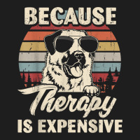 Anatolian Shepherd Dog Therapy Is Expensive Funny Retro T Shirt Classic T-shirt | Artistshot