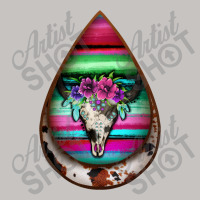 Serape Bullskull Teardrop Earrings Long Sleeve Baby Bodysuit | Artistshot