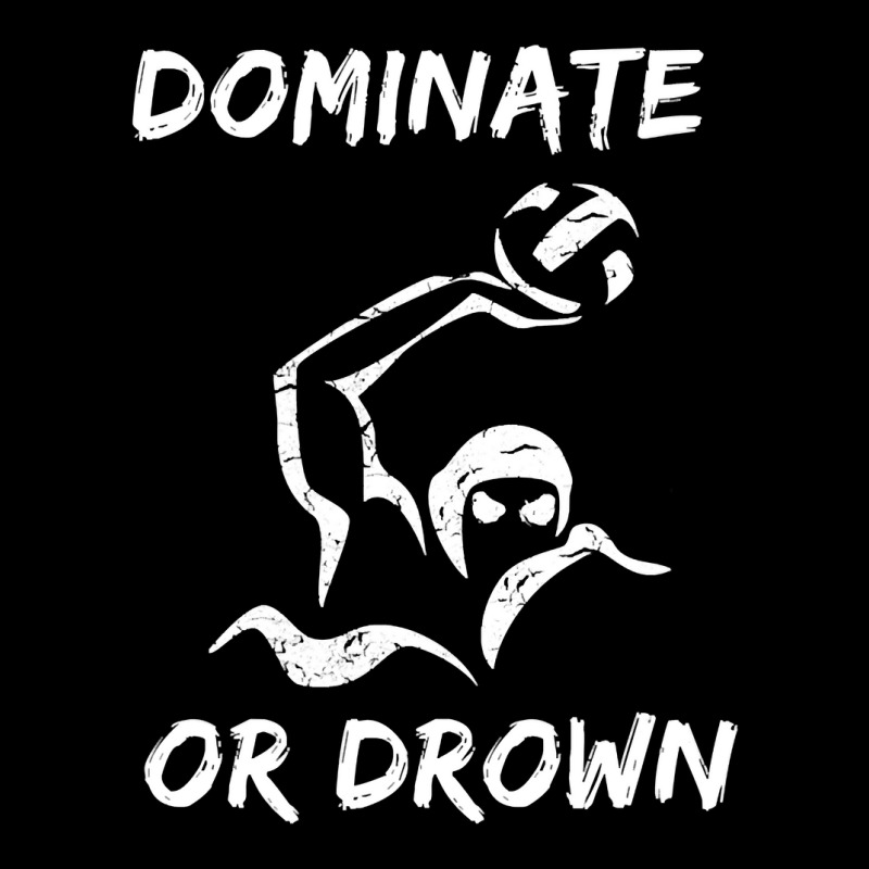 Dominate Or Drown T Shirt  Funny Water Polo Theme Tee Men's Long Sleeve Pajama Set by HUUY | Artistshot