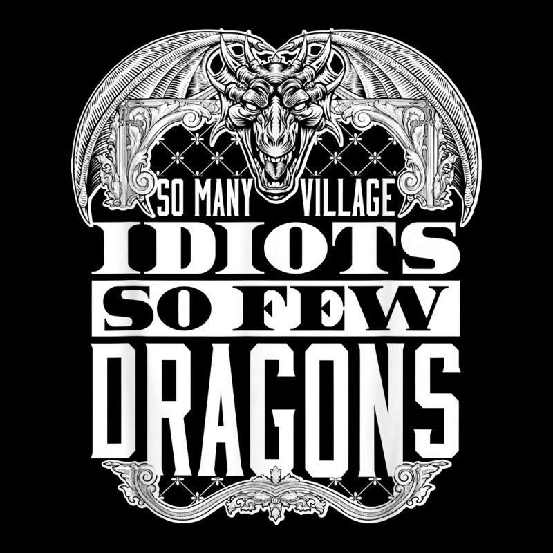 So Many Village Idiots So Few Dragons Ren Faire Renaissance T Shirt Cropped Sweater by farronpoppo | Artistshot