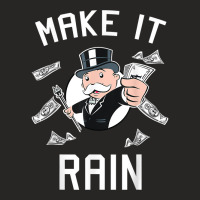 Monopoly Make It Rain Simple Portrait T Shirt Ladies Fitted T-shirt | Artistshot