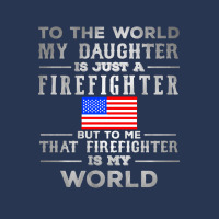 My Daughter Is Just A Firefighter Men Denim Jacket | Artistshot