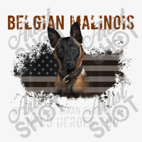 Belgian Malinois American Flag Funny Dog Gift Ladies Fitted T-shirt | Artistshot