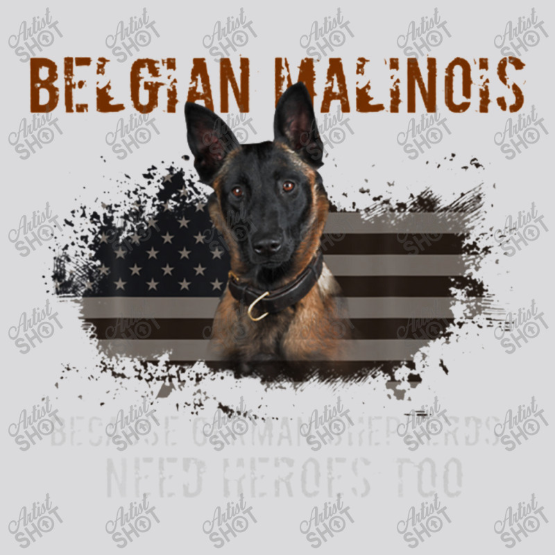 Belgian Malinois American Flag Funny Dog Gift Women's Triblend Scoop T-shirt by GindhiArt | Artistshot