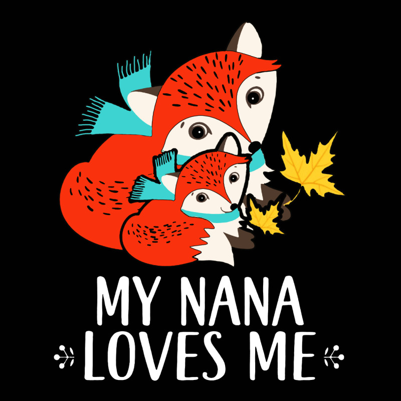 Nana Loves Me Woodland Toddler 3/4 Sleeve Tee by Sie Sie | Artistshot