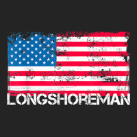 Patriotic Longshoreman Vintage Us Flag T Shirt 3/4 Sleeve Shirt | Artistshot