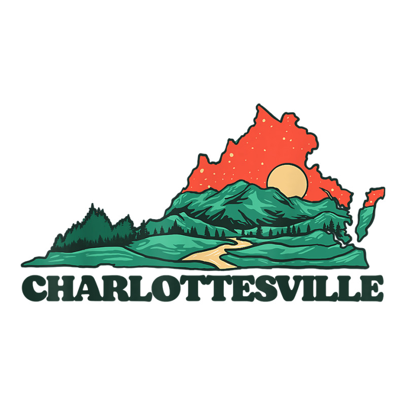 Charlottesville Virginia Mountains Blue Ridge Outdoors T Shirt Youth Tee | Artistshot