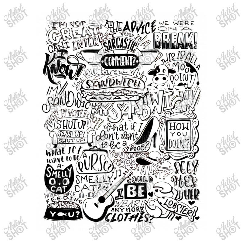 Friends Quote Compilation Youth Zipper Hoodie | Artistshot